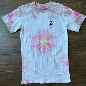 Floral tie dye fittnes and fun my t shirt